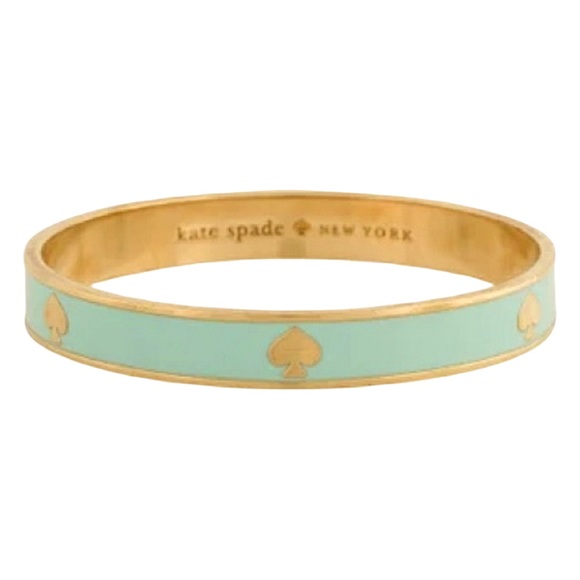 KATE SPADE • Ace of Spades Logo Bangle Bracelet - Picture 1 of 5